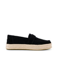 Womens Blakely Loafer Espadrille Black Suede - loafers