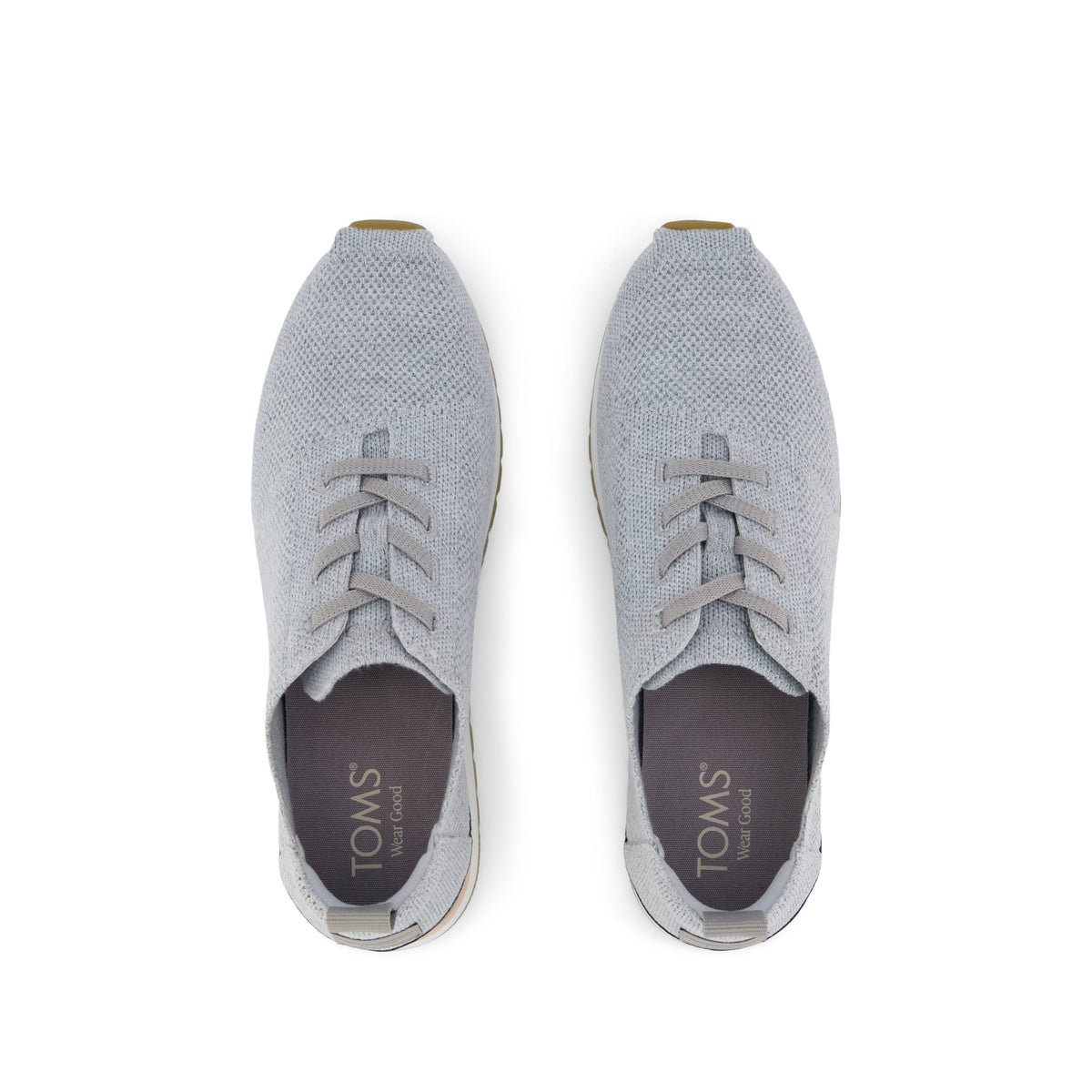 Womens Resident Plus Lace-Up Grey Knit - sneakers - view 5
