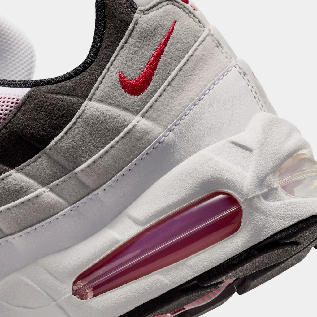 Air Max 95 Big Bubble Comet Red Mens Running Shoes (White/Comet Red/Nuetral Grey/Medium Grey/Black) - sneakers - view 6