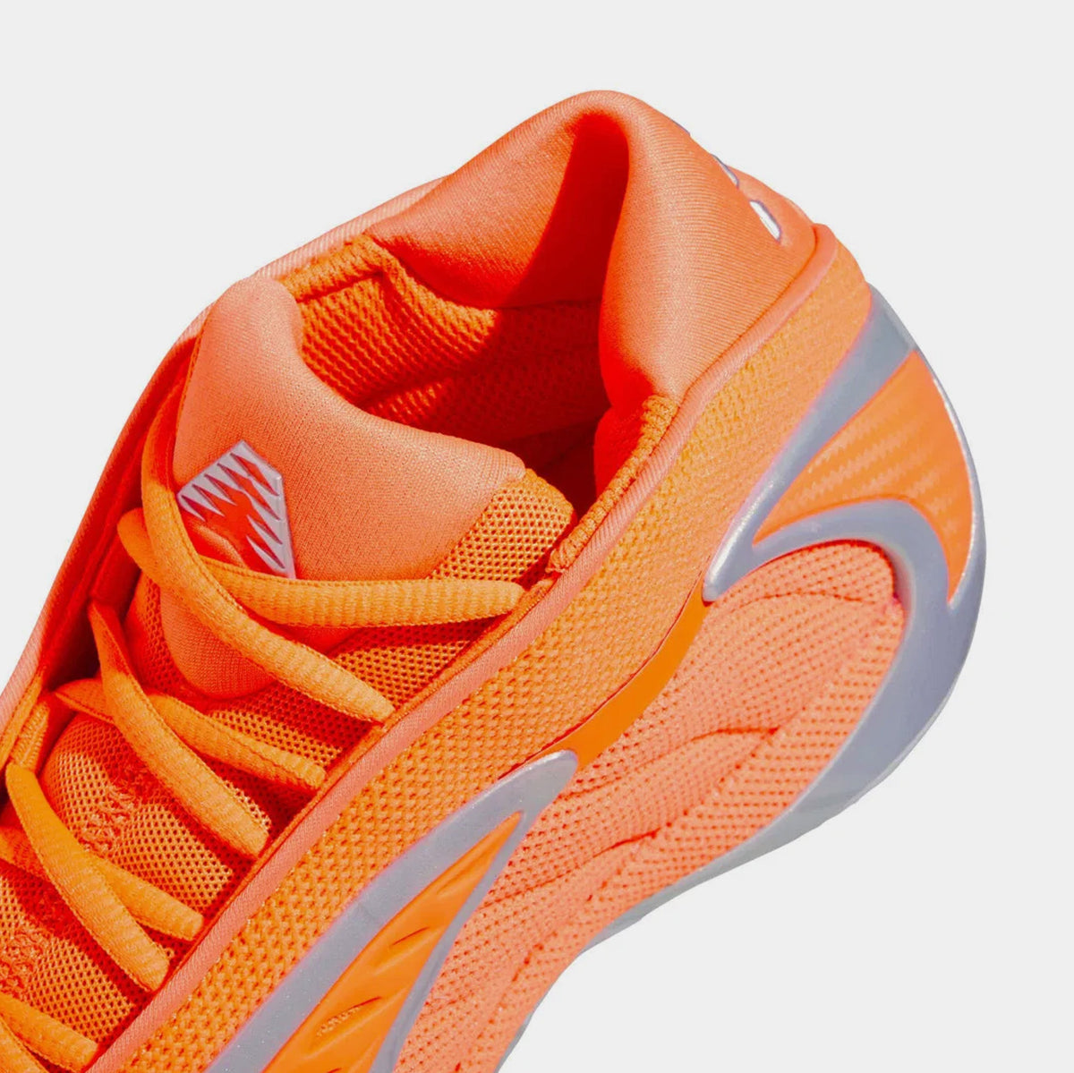 Anthony Edwards 2 All Star Grade School Basketball Shoes (Lucid Orange/Silver Metallic/Grey One) - sneakers - view 4