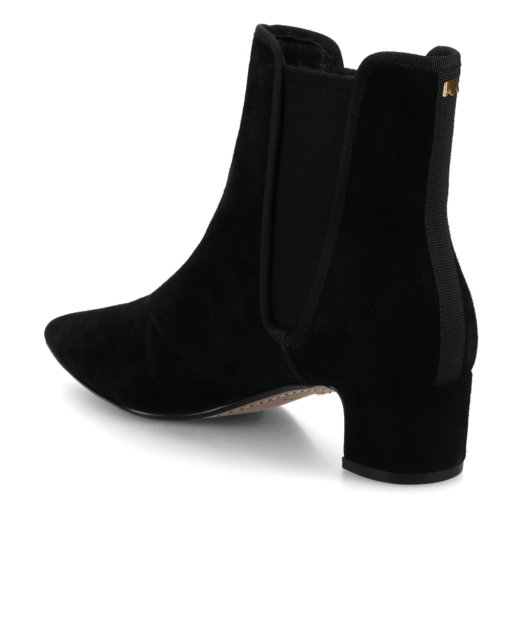 The Goldfinch 40 Chelsea Bootie - Black Suede - chelsea-boots - view 4