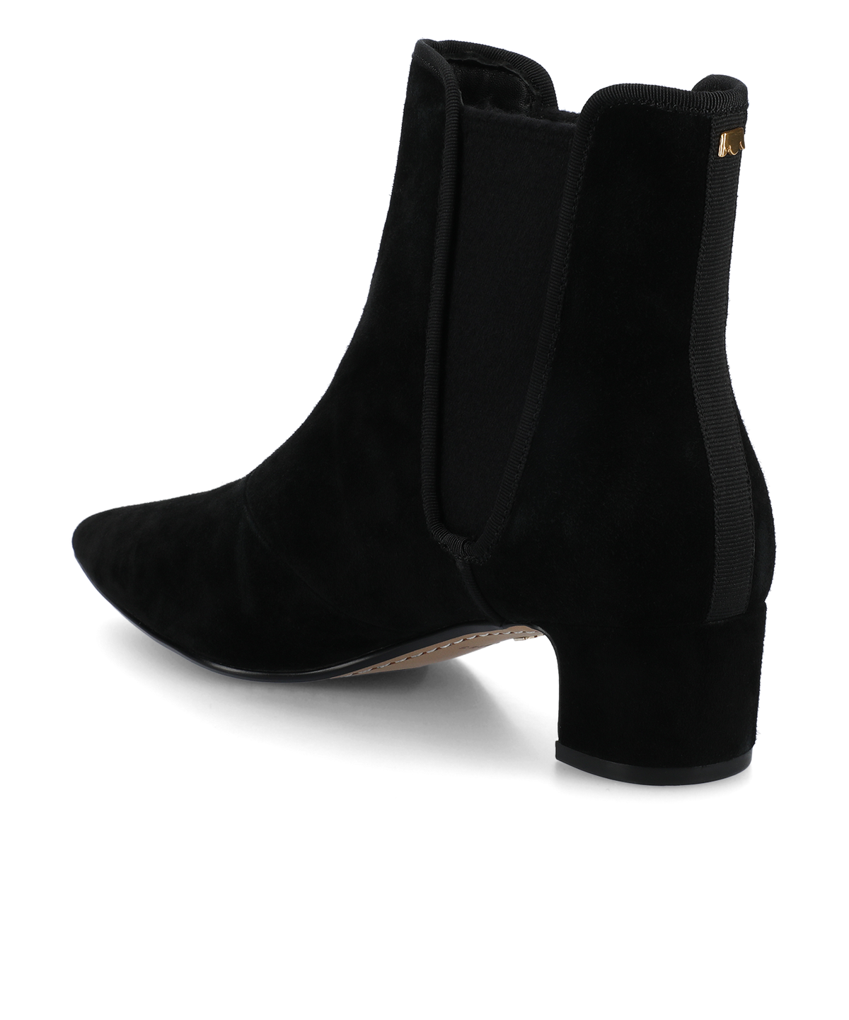 The Goldfinch 40 Chelsea Bootie - Black Suede - chelsea-boots - view 4