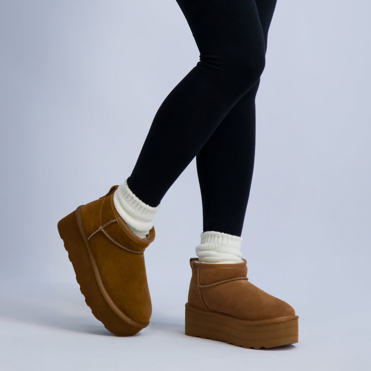 Hippy Cozy Platform Ankle Boot - boots - view 3