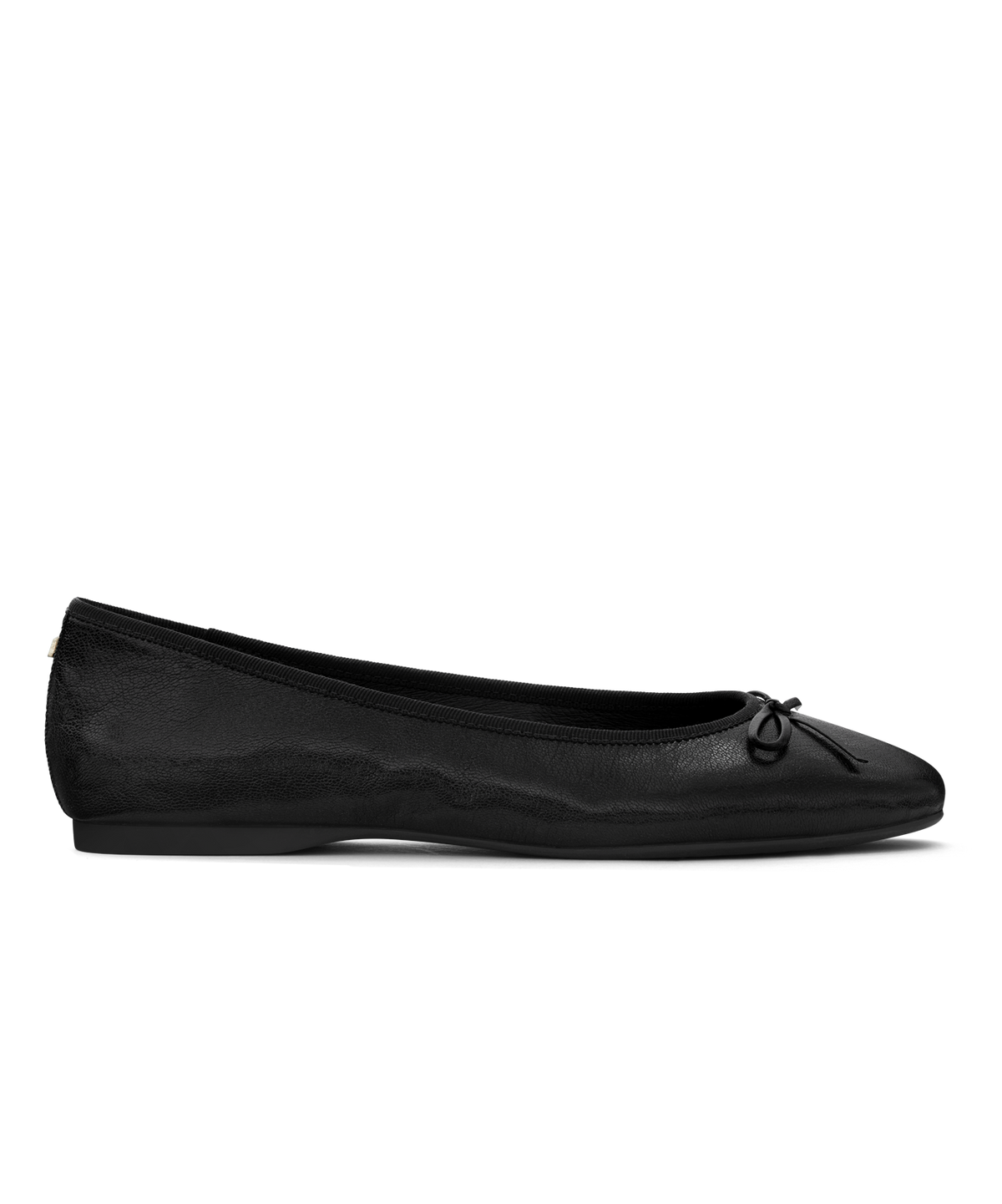 The Hummingbird - Noir Leather - flats - view 5