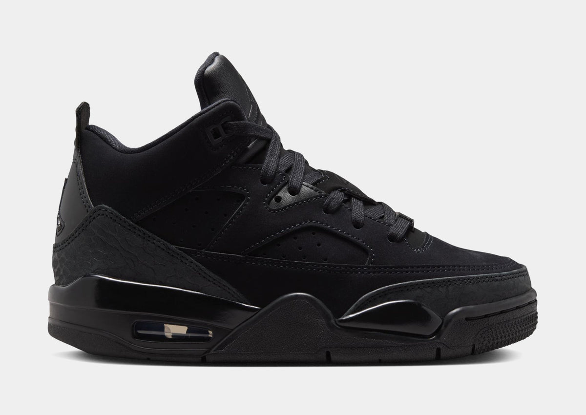 Son of Mars Low Grade School Lifestyle Shoes (Black/Dark Smoke Grey) - sneakers