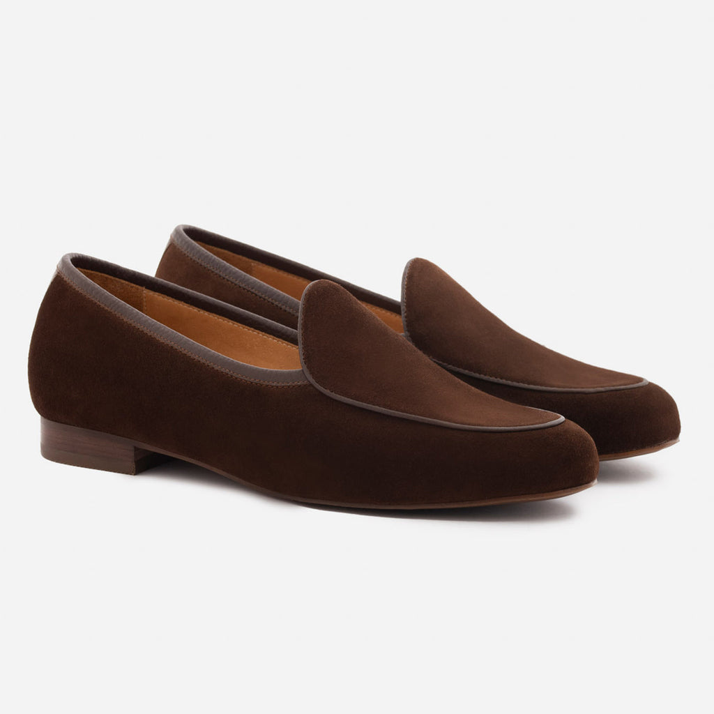 Greta Belgian Loafer - Suede - Women's - loafers - view 6