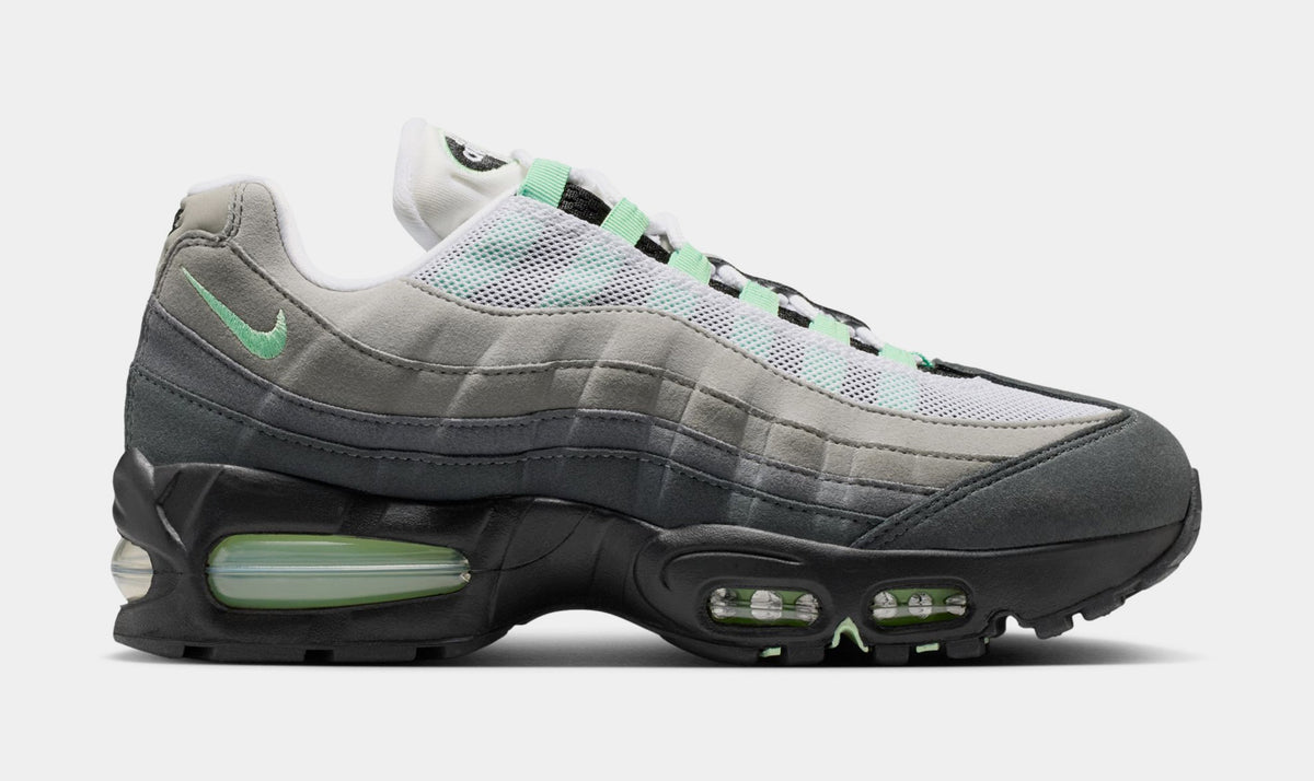 Air Max 95 Big Bubble Fresh Mint Womens Running Shoes (Black/Fresh Mint/White/Medium Grey) - sneakers