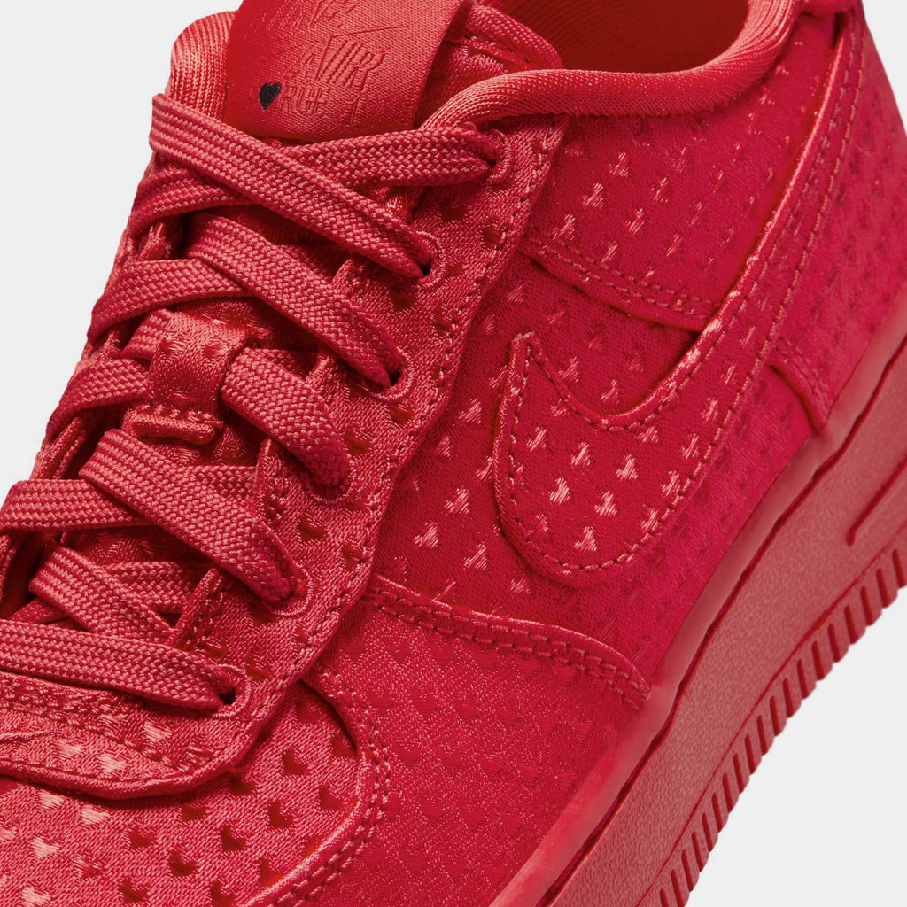 Air Force 1 Low Valentines Day Grade School Lifestyle Shoes (University Red/University Red/Black) - sneakers - view 5